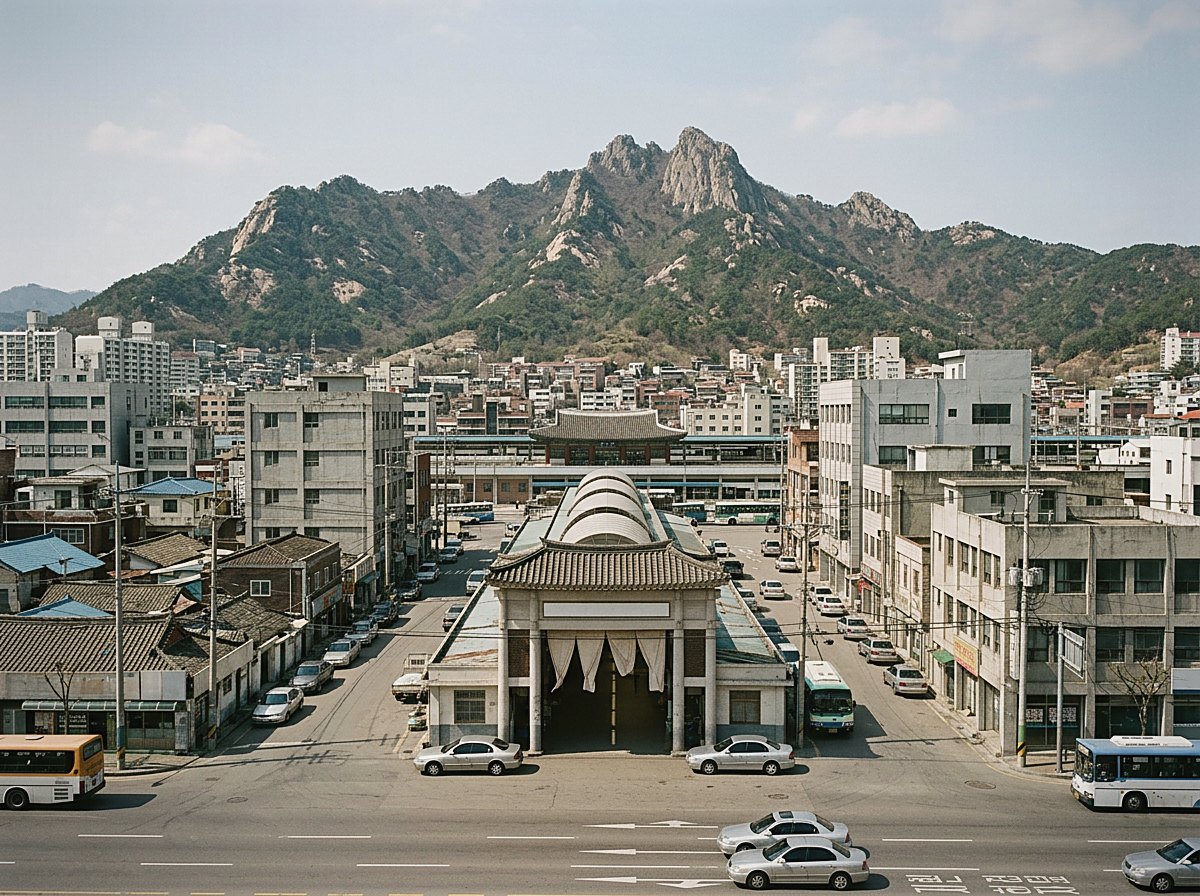 의정부시 의정부역 원도심 전경